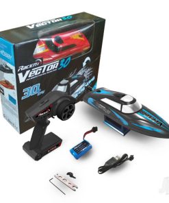 Vector 30 Brushed RTR Racing Boat (Black) by Volantex