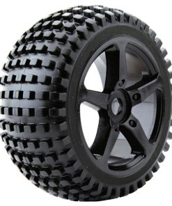 FASTRAX 1:8 TRUGGY ROCK MTD ON 5-SPOKE BLACK 0 OFFSET(PR)   FAST1094B-0