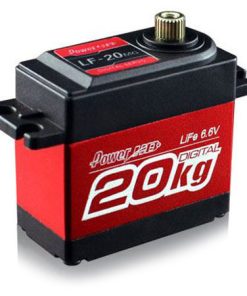 Power HD LF20 Metal Geared Servo - Red  HD-LF-20MG
